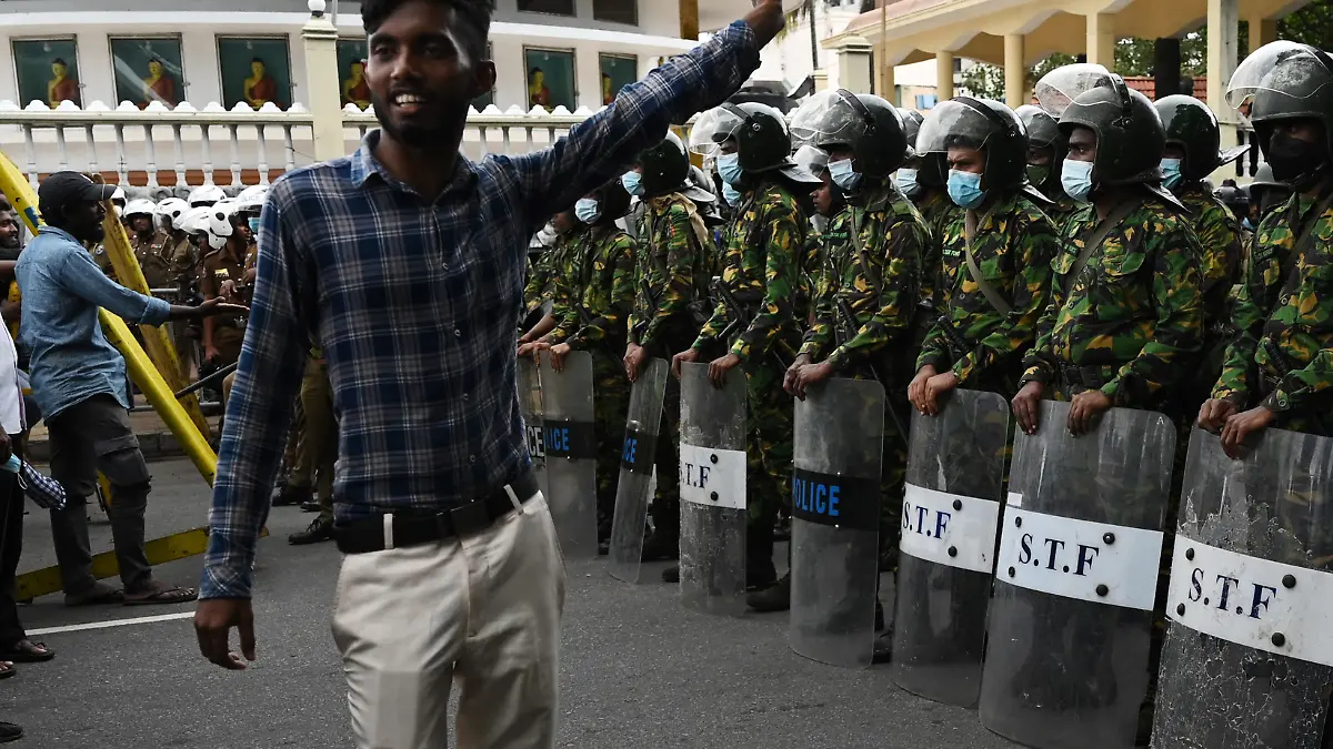 Manifestantes advierten que continuarán las protestas contra el nuevo presidente de Sri Lanka